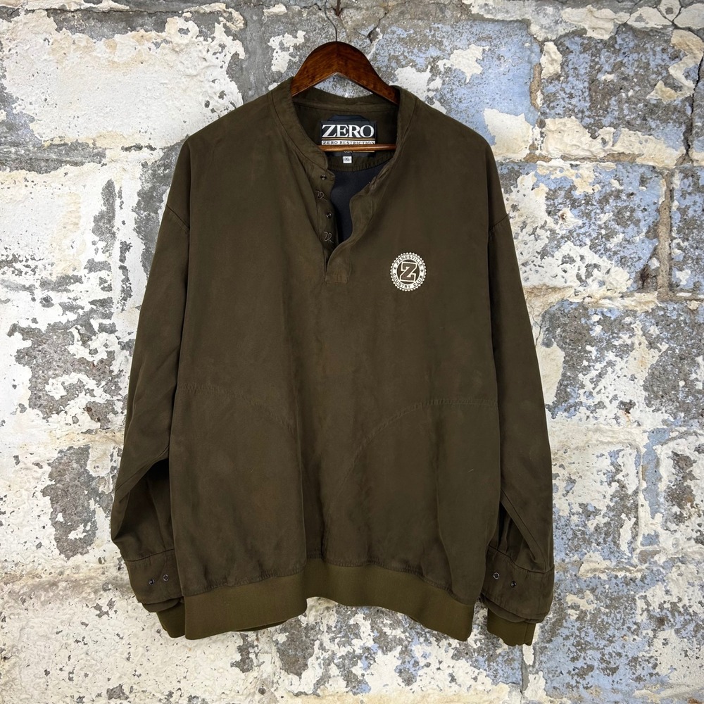 Vintage Zero Restriction Windbreaker Golf Zanesville Country Club Mens XL